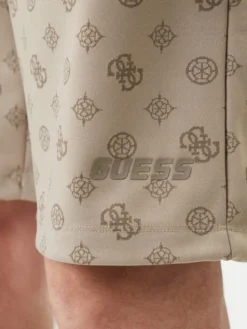 Guess Szorty sportowe Z6GD03 K2851 Beżowy Regular Fit