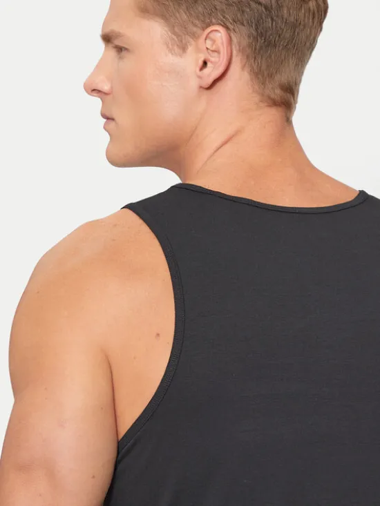 Guess Tank top U97M02 KCD31 Czarny Regular Fit