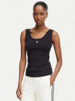Guess Top V6YP09 K4312 Czarny Regular Fit