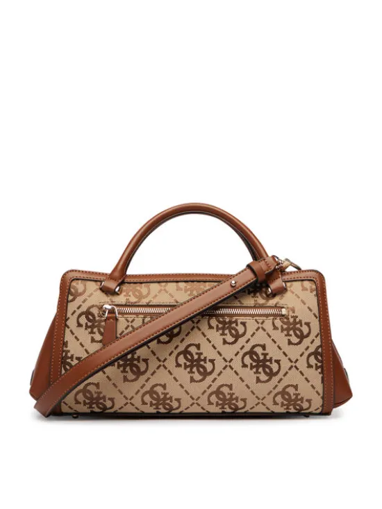 Guess Torebka Audrey Logo HWJG97 55060 Brązowy jasny