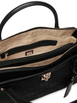 Guess Torebka Audrey Logo HWJG97 55070 Czarny