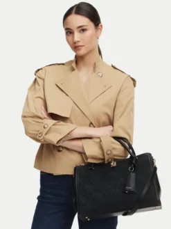 Guess Torebka Audrey Logo HWJG97 55070 Czarny