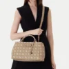 Guess Torebka Carrie Logo HWGP98 98060 Beżowy