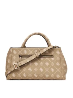 Guess Torebka Carrie Logo HWGP98 98060 Beżowy