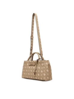Guess Torebka Carrie Logo HWGP98 98060 Beżowy