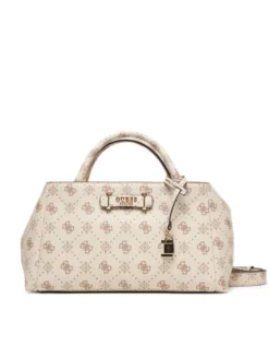Guess Torebka Carrie Logo HWGP98 98060 Écru
