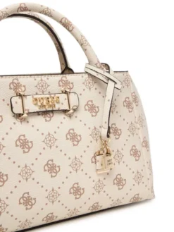 Guess Torebka Carrie Logo HWGP98 98060 Écru