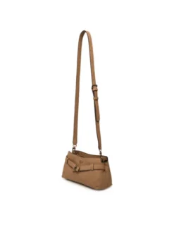 Guess Torebka Ella Logo Mini HWPD97 46730 Beżowy ciemny