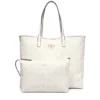 Guess Torebka Emelie Logo HWGP99 28240 Kremowy