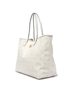 Guess Torebka Emelie Logo HWGP99 28240 Kremowy