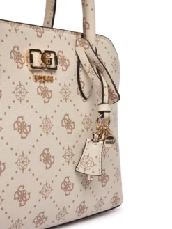 Guess Torebka Emelie Logo HWGP99 28060 Écru