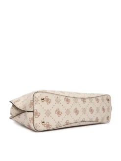 Guess Torebka Emelie Logo HWGP99 28060 Écru