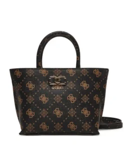 Guess Torebka Emelie Logo Mini HWGP99 28750 Brązowy