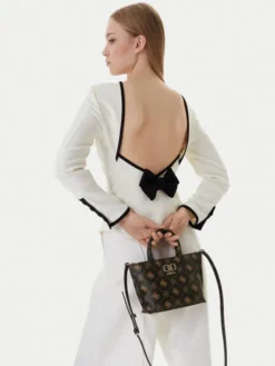 Guess Torebka Emelie Logo Mini HWGP99 28750 Brązowy