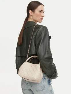 Guess Torebka Juliet Mini HWQG24 56710 Kremowy