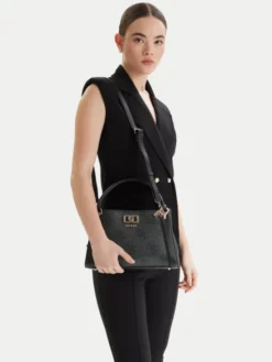 Guess Torebka Karnilla Logo HWOS99 01060 Czarny
