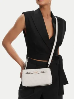Guess Torebka Katya HWSG96 52120 Kremowy
