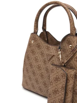 Guess Torebka Lorella HWSG24 84220 Beżowy ciemny