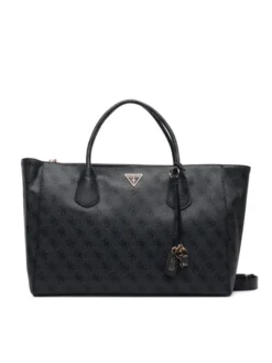 Guess Torebka Marissa Logo HWSG24 82240 Szary ciemny
