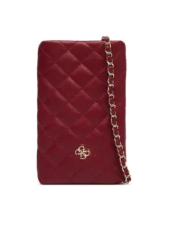 Guess Torebka na telefon J6BZ02 W3953 Bordowy