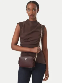 Guess Torebka Noelle II HWZG96 72140 Bordowy