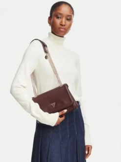 Guess Torebka Noelle II HWZG96 72210 Bordowy