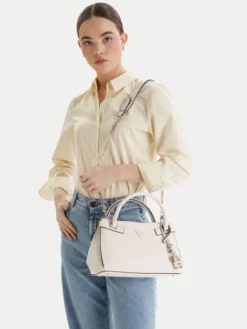 Guess Torebka Serenova HWZG80 91050 Kremowy