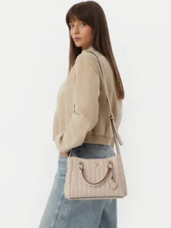 Guess Torebka Stacey HWGG97 41060 Kremowy
