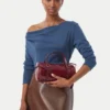 Guess Torebka Taylor Mini HWTG23 25760 Czerwony