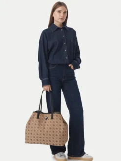 Guess Torebka Victtoria HWJP95 14290 Brązowy jasny