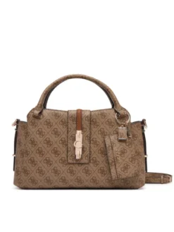 Guess Torebka Yvonne Logo HWSG23 78060 Brązowy