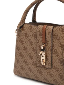 Guess Torebka Yvonne Logo HWSG23 78060 Brązowy