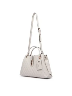 Guess Torebka Yvonne Logo HWSG23 78220 Kremowy