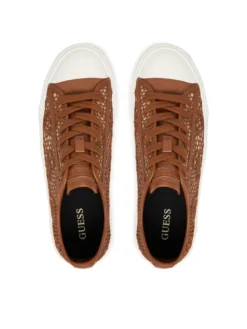 Guess Trampki FLJCR2 FAP12 Brązowy jasny
