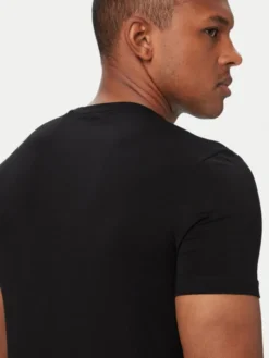 Guess T-Shirt M6YI24 K3728 Czarny Extra Slim Fit
