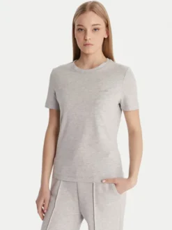 Guess T-Shirt V6RI07 J1314 Szary Regular Fit