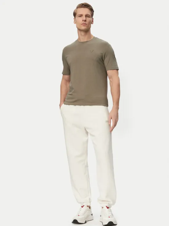 Guess T-Shirt Z2YI12 JR06K Khaki Regular Fit