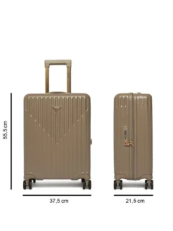 Guess Walizka kabinowa Centennial Travel TWHN96 75983 Beżowy jasny