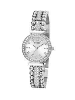 Guess Zegarek GW0401L1 Srebrny