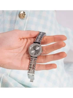 Guess Zegarek GW0401L1 Srebrny