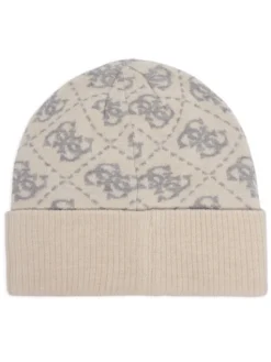 Guess Zestaw szalik i czapka GFBOX WP6401 Kremowy