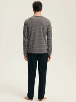 Henderson Piżama 43455 Czarny Regular Fit