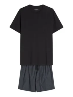 Henderson Piżama 44608 Czarny Regular Fit
