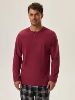 Henderson Piżama 41919 Czerwony Regular Fit