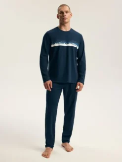 Henderson Piżama 45492 Granatowy Regular Fit