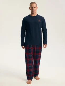 Henderson Piżama 45455 Granatowy Regular Fit