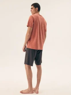 Henderson Piżama 42635 Koralowy Regular Fit