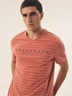Henderson Piżama 42635 Koralowy Regular Fit
