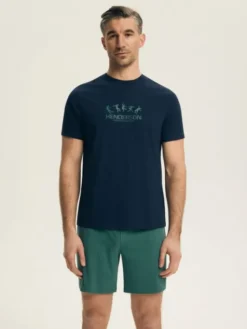 Henderson Piżama 44499 Niebieski Regular Fit