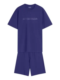 Henderson Piżama 42795 Niebieski Regular Fit